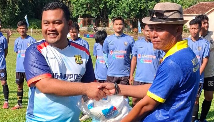 Kades Buniwangi Ucapkan Terima Kasih kepada Disbudpora Sukabumi atas Dukungan Open Turnamen Sepak Bola