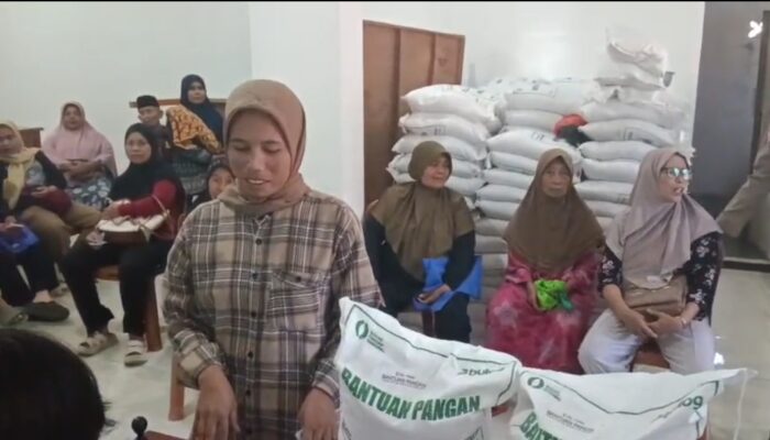 634 Warga Nagraksari Terima Bantuan Pangan, Penyaluran Dibagi Tiga Hari Agar Tertib dan Tepat Sasaran