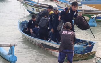 Kebocoran Lambung Kapal Diduga Jadi Penyebab  Kapal Titan 70 Karam di Perairan Cibuni Tegalbuleud 