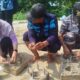 Tanam 400 Substrat Terumbu Karang di Pantai Cibuaya, Wujud Nyata Pelestarian Laut Sukabumi