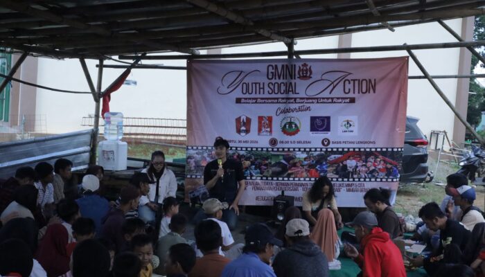 GMNI Sukabumi Raya Perkuat Pendidikan Rakyat Lewat Youth Social Action di Basis Petani