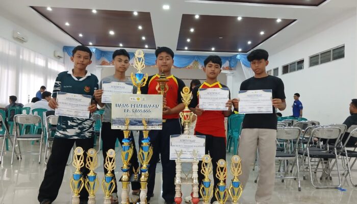 Keren! Tim PMR MTs Nurul Hidayah Waluran Sabet Juara Umum dan Bawa Pulang Piala Gubernur