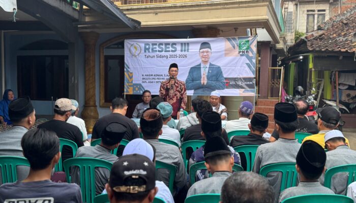 Hasim Adnan Serap Keluhan Warga Soal Infrastuktur Jalan Lingkungan saat Reses di Lembursitu