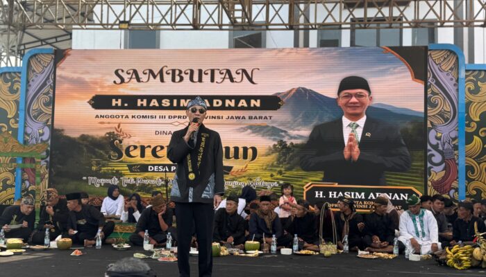 Hasim Adnan Hadiri Seren Taun Desa Pulosari, Dorong Pelestarian Kearifan Lokal Sunda