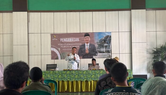 Kegiatan Pengawasan Pemerintahan, Hasim Adnan Dorong Peningkatan Akses BPJS dan Bantuan UMKM