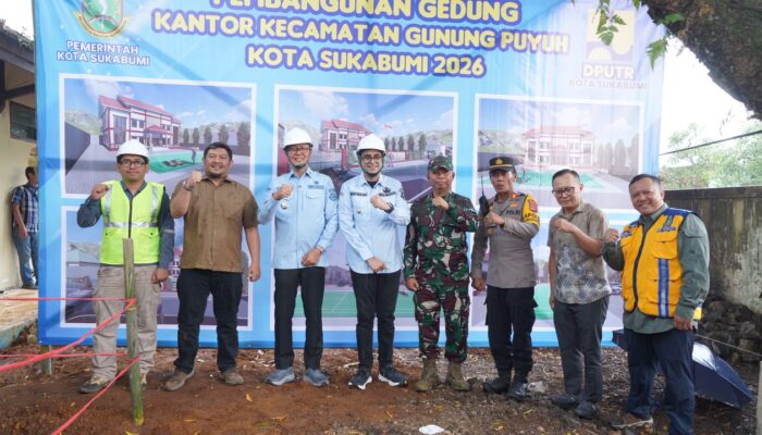 Kantor Kecamatan Gunungpuyuh Kota Sukabumi Resmi Dibangun