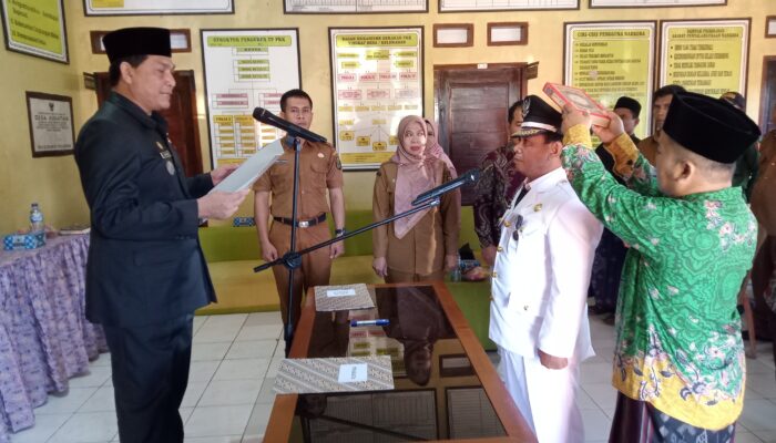 Pj Kepala Desa Sukatani Resmi Dilantik, Camat Surade Tekankan Integritas dan Pelayanan Masyarakat