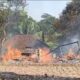 Diduga Korsleting Listrik, Rumah Panggung di Cimanggu Ludes Terbakar