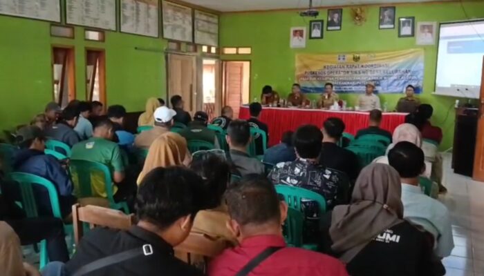 Rakor Puskesos dan Operator SISS-NG di Jampangkulon, Dinsos Perkuat Akurasi Data Penerima Bantuan Sosial