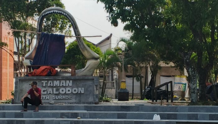 Rehabilitasi RTH Megalodon Surade Dimulai, Wajah Pusat Kota Bersiap Tampil Lebih Menarik