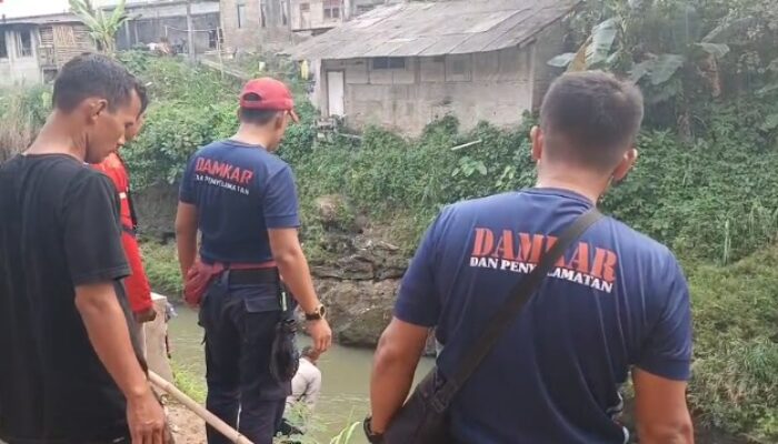Bocah 5 Tahun Diduga Terseret Arus Sungai Cicatih di Ciambar Sukabumi