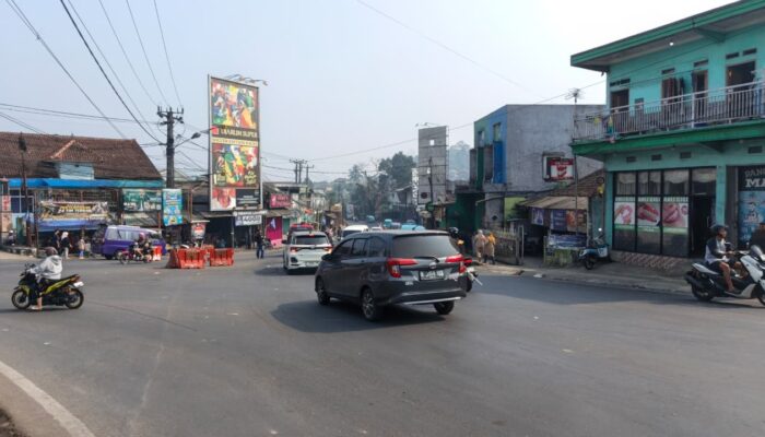 Arus Lalu Lintas Cibadak Sukabumi Ramai Lancar Pagi Ini