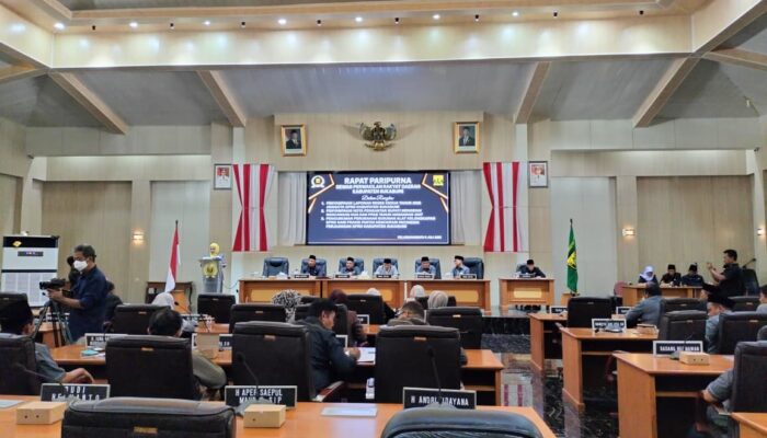 Rapat Paripurna KUA-PPAS 2027 DPRD Kabupaten Sukabumi , Agrowisata dan Pariwisata jadi Prioritas