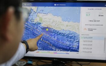 Empat Kali dalam 12 Jam, Gempa Berulang Guncang Selatan Sukabumi