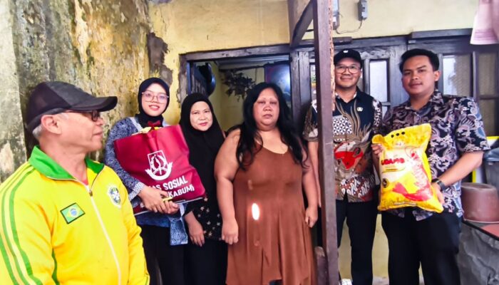 Dinsos Kota Sukabumi Berikan Bantuan Permakanan bagi Warga Rentan di Kelurahan Benteng