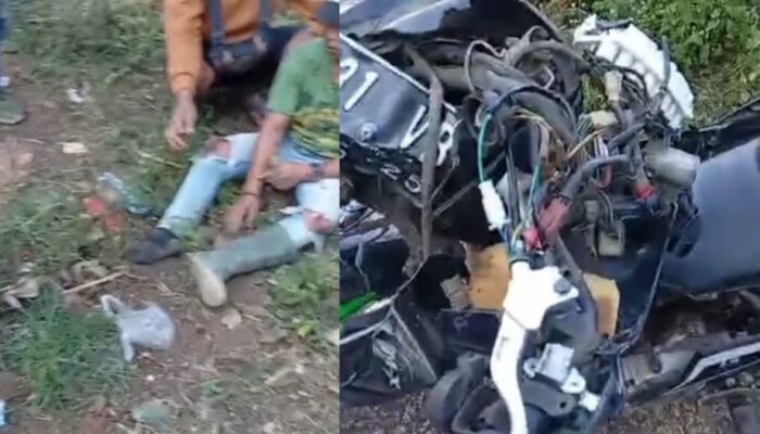 Kecelakaan Lagi di Jalur Kebun Teh Cigaru Simpenan, Dua Pemotor Dilarikan ke RS