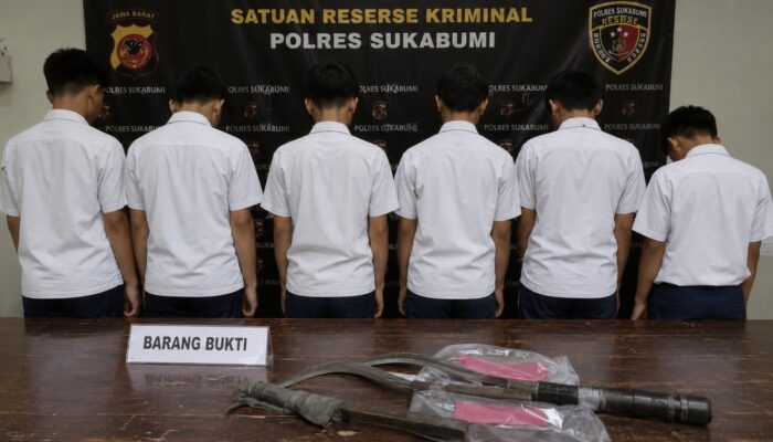 Tawuran Pelajar di Palabuhanratu Digagalkan, Enam Siswa Diamankan