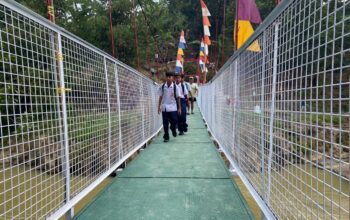 Impian Warga 26 Tahun Terwujud, Jembatan Gantung Garuda Hubungkan Tiga Kampung di Cibadak Sukabumi