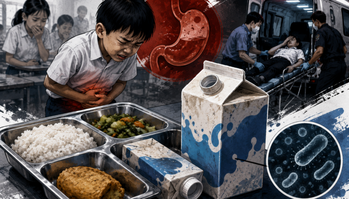 Siswa SDN Bojongkoneng Keracunan Diduga Akibat Susu MBG Kadaluarsa