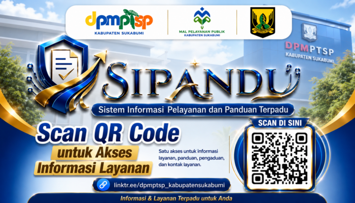DPMPTSP Sukabumi Luncurkan SIPANDU, Permudah Akses Informasi Perizinan dalam Satu Platform