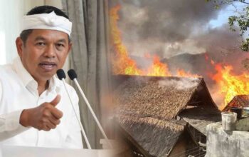 KDM Pastikan Pemprov Jabar Bangun Kembali Kampung Adat Ciptamulya