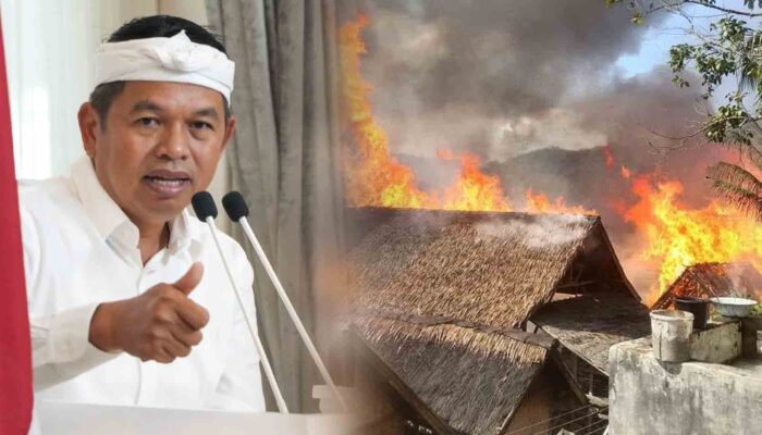 KDM Pastikan Pemprov Jabar Bangun Kembali Kampung Adat Ciptamulya