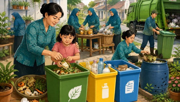 TPS Mulai Penuh, PKK Sukabumi Dorong Warga Kelola Sampah dari Rumah