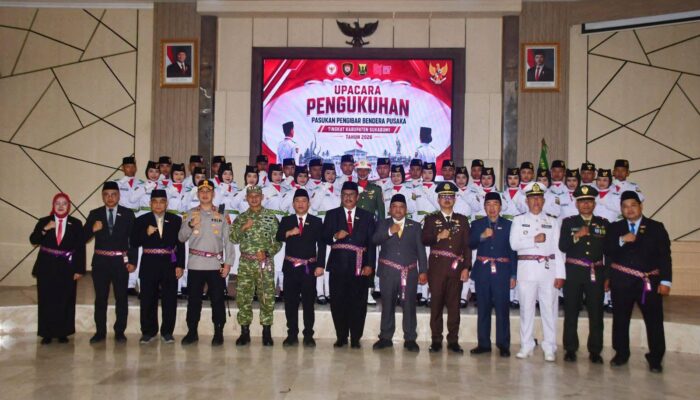 Ketua Dprd Sukabumi Hadiri Pengukuhan Paskibraka 2026, Tekankan Makna Kehormatan Dan Tanggung Jawab