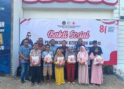 HUT RI ke-81, Lapas Warungkiara Bagikan 100 Paket Bansos dan Gelar Cek Kesehatan Gratis