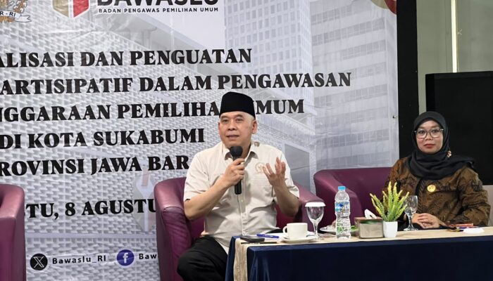 Heri Gunawan dan Bawaslu Jabar Ajak Warga Sukabumi Jadi Garda Pengawas Demokrasi