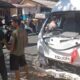 Truk Boks Hantam Tiang Telepon di Jampangkulon, Jadi Kecelakaan Ketiga di Titik yang Sama