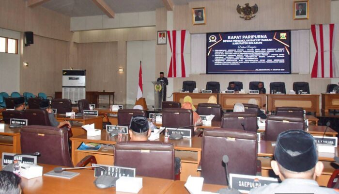 DPRD Sukabumi Gelar Paripurna, Pemkab Tegaskan Penyertaan Modal Perumda Pariwisata Harus Berdampak ke Masyarakat