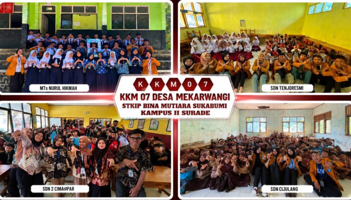 KKM 07 Desa Mekarwangi STKIP Bina Mutiara Sukabumi Gelar Sosialisasi Stop Bullying di Empat Sekolah