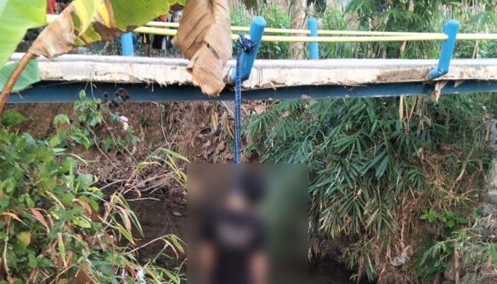 Lansia Ditemukan Meninggal di Jembatan Cilubang, Petugas Gabungan Langsung Evakuasi