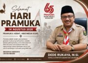 Hari Pramuka ke-65, Dede Rukaya Ajak Generasi Muda Tanamkan Nilai Kepramukaan