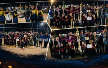 Lapangan Baru Posal Ujunggenteng Jadi Arena Adu Talenta Voli Terbaik Pajampangan