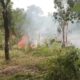 3.000 Meter Persegi Lahan Terbakar di Karangpapak Cisolok, Damkar dan Warga Padamkan Api
