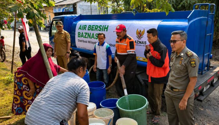 156 KK di Pasirsuren Palabuhanratu Terdampak Kekeringan, Bantuan Air Bersih Disalurkan
