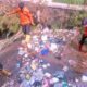 Sampah Menumpuk di Pintu Air Sungai Kopeng, BPBD Kota Sukabumi Bergerak Cegah Banjir