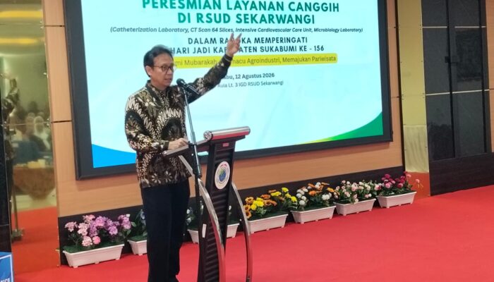 Menkes Budi Gunadi Sadikin Hadiri Peresmian Empat Layanan Unggulan RSUD Sekarwangi Sukabumi