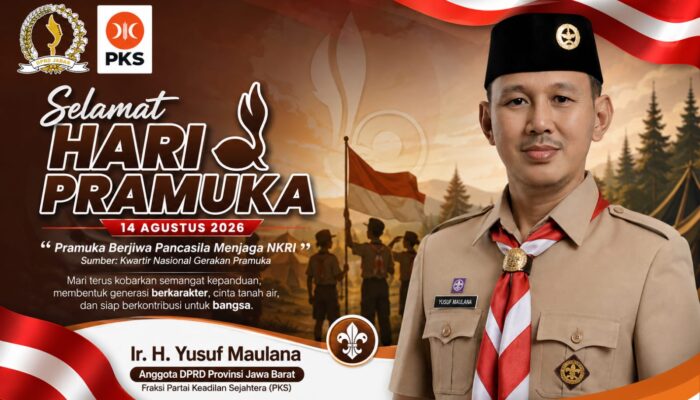 Hari Pramuka ke-65, Yusuf Maulana Dorong Pramuka Jadi Wadah Pembentukan Karakter Generasi Muda