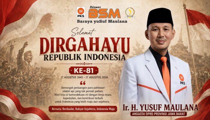 Ir. Yusuf Maulana: Kemerdekaan Harus Dirasakan dalam Kehidupan Sehari-hari