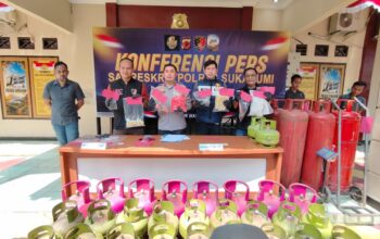 Polres Sukabumi Ungkap Penyalahgunaan LPG 3 Kg, Dipindahkan ke Tabung 12 Kg dan 50 Kg