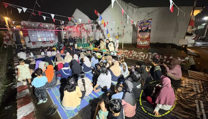 Semarak HUT RI di Tiara Regency, Warga Blok G dan H Gelar Lomba hingga Layar Tancap