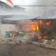 Tabung Gas Diduga Bocor, Warung Kopi dan Bengkel Tambal Ban di Palabuhanratu Terbakar