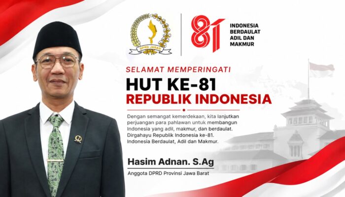 Hasim Adnan Ajak Warga Isi Kemerdekaan dengan Kerja Nyata dan Gotong Royong