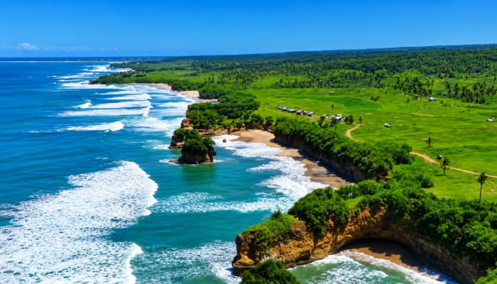 Keindahan Pantai Batu Panganten Mulai Dilirik Wisatawan Lokal dan Luar Daerah