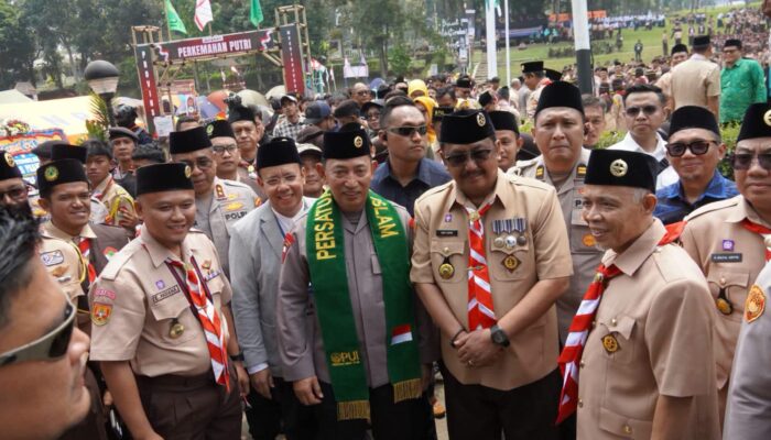 Kapolri Ajak Peserta Kemah Nasional Pramuka PUI Rawat Persatuan, Diikuti 5.400 Peserta
