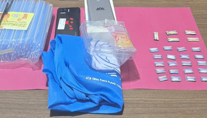Bawa 25 Paket Sabu, Pria Asal Cisaat Diciduk Polres Sukabumi Kota di Bengkel