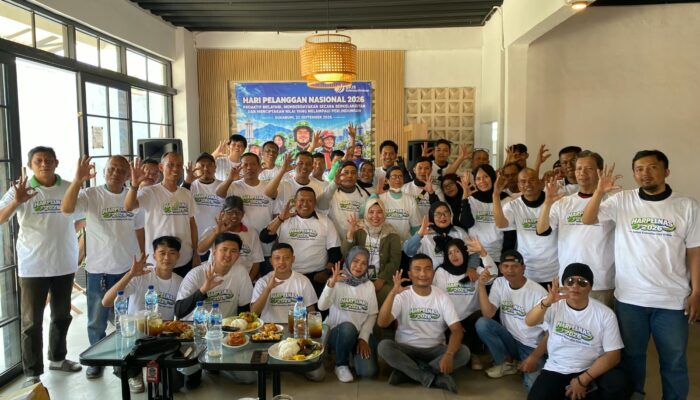 Semarak Harpelnas 2026, BPJS Ketenagakerjaan Cabang Sukabumi Edukasi Komunitas Ojek Online Mengenai Manfaat Program Jamsostek
